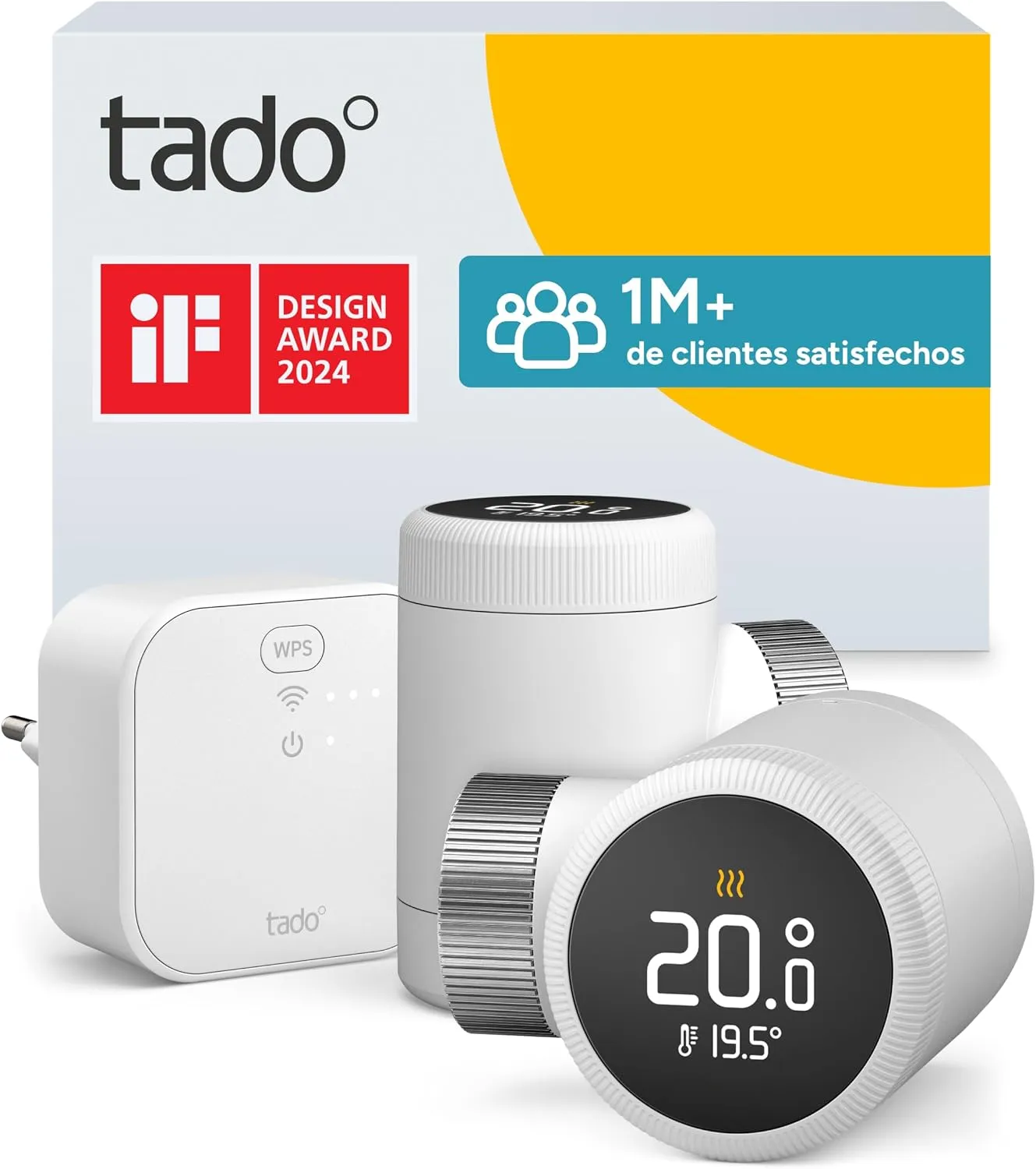 tado° Termostato de radiador inteligente X (Starter Kit)